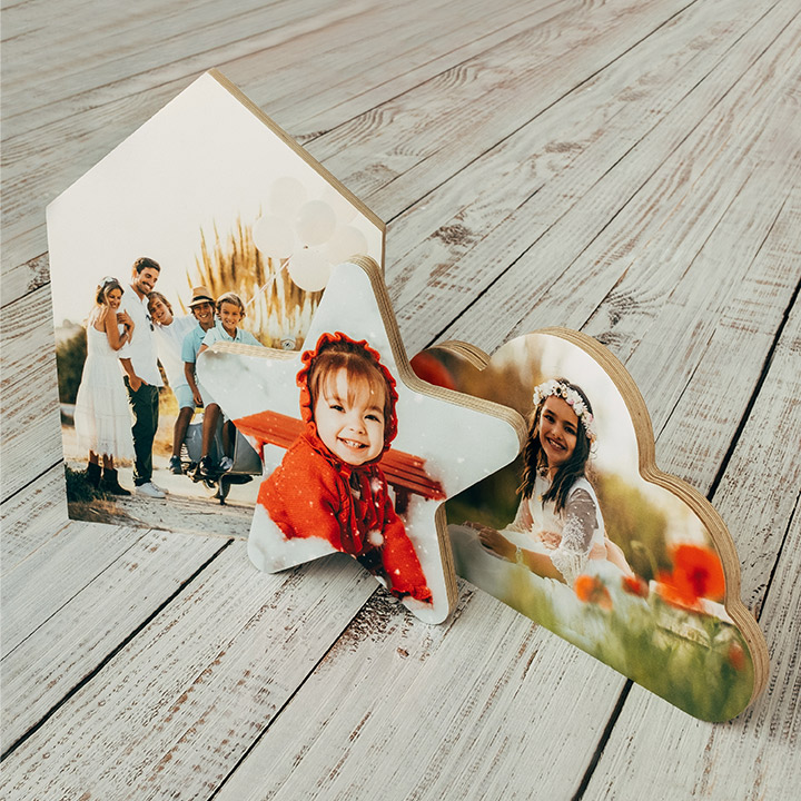 Lembranças - Bloco de Madeira Shapes intro